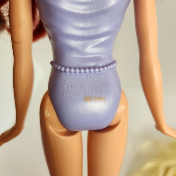 Lot of Dolls The Little Mermaid Ariel Doll Pink Dress Disney Rapunzel - Picture 8 of 11